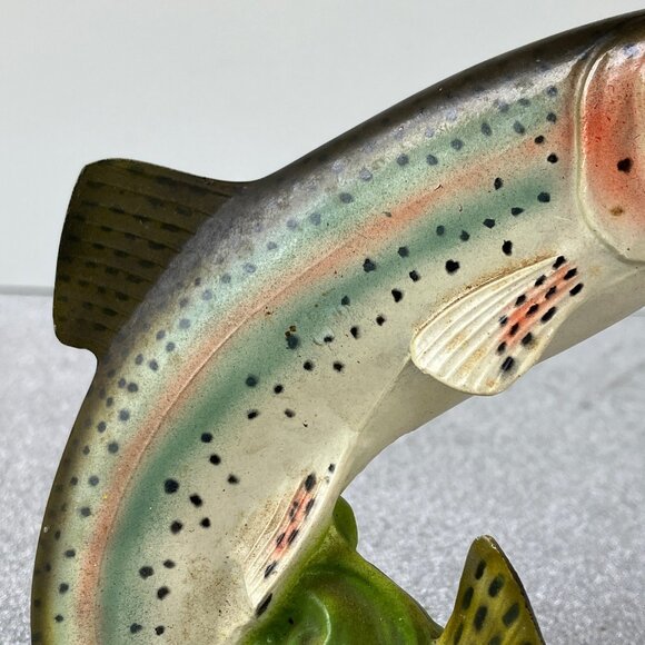 Hand Painted Cast Metal Painted Rainbow Trout Fish Bottle Opener - Scott Prod - Picture 9 of 11